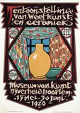Otto van Tussenbroek, Tentoonstelling van Weefkunst en Ceramiek Haarlem, 1920, poster