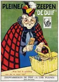 Pleines Zeepen De Duif by Jan Willem Sluiter, 1919, poster, sold May 2010