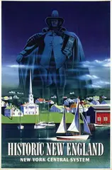 Walter Bomar, Historic New England, poster