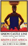 Richard T. Cooper, Union-Castle Line South & East Africa, poster