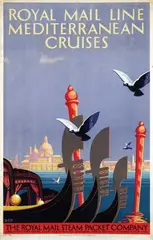 Charles Shepherd, Royal Mail Mediterranean Cruises, poster