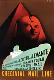 Mario Puppo, Khedivial Mail Line, 1952, poster