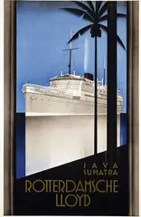 Johann A.W. von Stein, Rotterdamsche Lloyd Java Sumatra, 1931, poster
