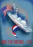 Gerard van de Voort, Holland Amerika Lijn, 1960, poster