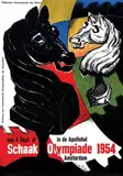 Dick Ellfers, Schaak Olympiade Amsterdam, 1954, poster