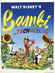 Walt Disney, Movie "Bambi", poster