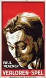Joop v.d. Berg, Movie: Paul Wegener in "Verloren-Spel", poster