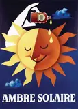 Frans Mettes, Ambre Solaire, 1954, poster