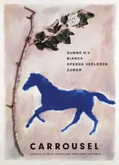 Carroussel Sumbo N.V. Bianca opeens verleden zomer by Marten Jongema, 1990, poster, sold May 2010