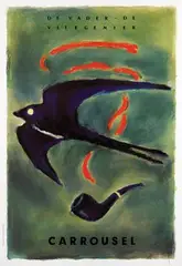 Carrousel De Vader. De Vliegenier by Marten Jongema, 1989, poster, sold May 2010