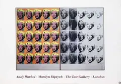 Caroline Johnston, The Tate Gallery-London Andy Warhol Marilyn Diptych, 1991, poster