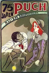 Initials D.W., Puch 75 jaren, poster