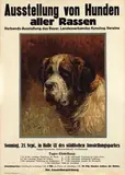 Robert Franz Curry, Ausstellung von Hunden aller Rassen, poster