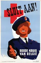Vertil, Roode-Kruis van België Sluit aan!, poster