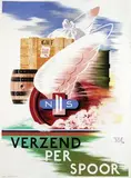 Fedde Weidema, NS Verzend per spoor