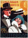 J.H. Morien, Lunapark Nenyto Rotterdam, 1928, poster