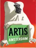 Eppo Doeve, Artis Amsterdam (baboon), poster