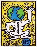 Keith Haring, Theater der Welt Frankfurt, 1985, poster