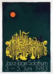 Trussardi, Jazz-Tage Solothurn, 1983, poster