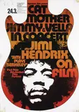 Günther Kiesser, Jimi Hendrix on film, 1972, poster