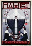 Christiaan J.J. Lebeau, Hamlet Die Haghe-Spelers, 1914, poster