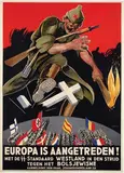 Marius J. G. Thomassen, Europa is aangetreden!, 1942, poster