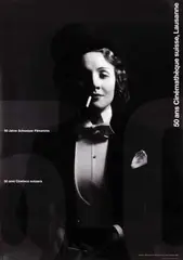 Werner Jeker, 50 ans Cinémathèque suisse, Lausanne, poster