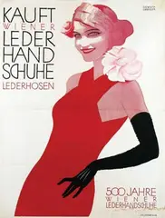 Franz A. Griessler, Kauft Wiener Lederhandschuhe, poster