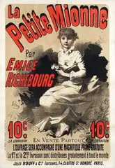 Julius Chéret, La Petite Mionne, 1884, poster