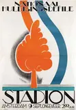 Samuel (ps. Mommie) Schwarz, Nationaal Huldigingsdefile Stadion Amsterdam, 1933, poster