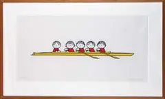 Without text rowing scene by Dick Bruna, poster, sold May 2010