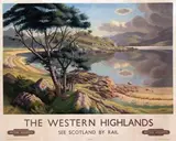 Edward I. Hallliday, British Railways The Western Highlights, poster