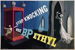 Clement Cowles, Stop Knocking use BP Ethyl, poster