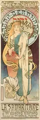 Alphonse Mucha, La Samaritaine Sarah Bernhardt, 1897, poster