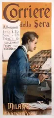 Vespasiano Bignami, Corriere della Sera Milano, poster