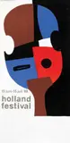 Dick Elffers, Holland festival, 1961, poster