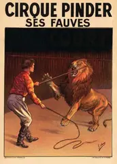 Soury, Cirque Pinder, poster