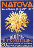 Daan Bouhuys, Natova Bloemententoonstelling RAI gebouw, 1937, poster