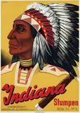 Johannes Handschin, Indiana Stumpen, 1940, poster