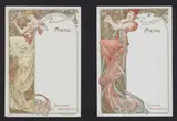 Alphonse Mucha, Moët & Chandon Menu