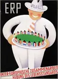 Helmut Funke, ERP Europa, 1950, poster