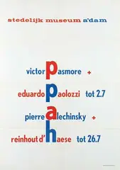 victor Pasmore by Jan van Loenen Martinet, 1961, poster, sold Dec 2009