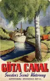 Roos, Göta Canal Sweden, poster