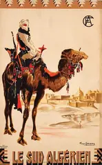 Roger Irriera, Le Sud Algérien, 1937, poster