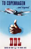 Mogens Bryder, DDL to Copenhagen, 1947, poster
