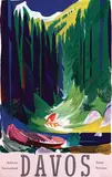 Otto Glaser, Davos, 1956, poster
