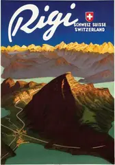 Carl F. Moos, Rigi, 1939, poster