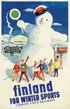 O.K. Oksanen, finland For Winter Sports, poster