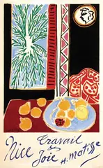 Henry Matisse, Nice Travail & Joie, 1947, poster