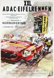 Ernst F. van Husen, XXI. Adac Eifelrennen Nürburgring, 1958, poster